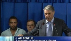 Election Algérie - Benflis: "je ne reconnais pas ces élections" - 18/04