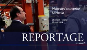 Reportage lors de la visite de l’entreprise Michelin à Clermont-Ferrand