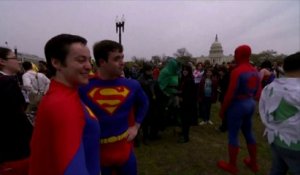 Tentative de record : la plus grande réunion de super-héros