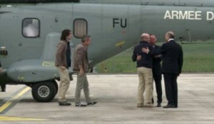 Les journalistes français libérés sont arrivés à Villacoublay