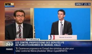 L'Éco du soir: Les députés PS font une contre-proposition au plan d'économies de Manuel Valls - 21/04