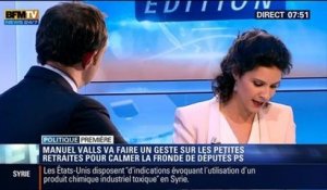 Politique Première: Plan d'économies: Valls va lâcher du lest sur les petites retraites - 22/04