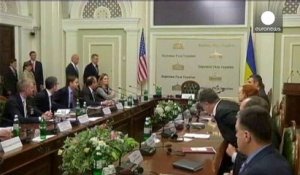 Joe Biden à Kiev : "L'Ukraine doit rester unie"