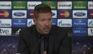 Demi-finales - Simeone : ''On verra qui tirera avantage du nul''