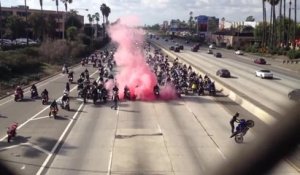 Demande en mariage insolite d'un motard