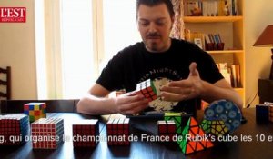 Philippe Lucien présente le championnat de France de Rubik's cube