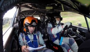 A bord de la Ford Fiesta WRC de Lionel Baud