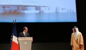 Inauguration de l’exposition "Naissance d’un musée, Louvre - Abu Dhabi"