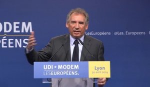 Les Européens, Lyon - Discours de François Bayrou - 300414