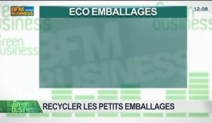 Le recyclage des petits emballages: Marc Tessier d’Orfeuil, Carlos de los Llanos et Arnaud Deschamps, dans Green Business – 04/05 1/5