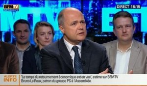 BFM Politique: L'interview de Bruno Le Roux par Apolline de Malherbe - 04/05 1/7