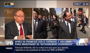Le Soir BFM: Deux ans à l'Élysée, François Hollande annonce le "retournement économique" - 05/05 1/4