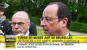 Bruxelles: François Hollande réagit à l'arrestation d'un Français