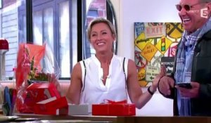 C à vous : Yves Rénier voulait offrir une tondeuse à foufoune à Anne-Sophie Lapix