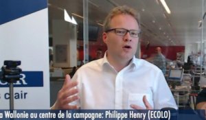 La Wallonie au centre de la campagne : Philippe Henry (ECOLO)