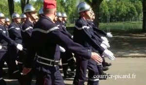 Les pompiers de la Somme s'entraînent au défilé du 14 juillet