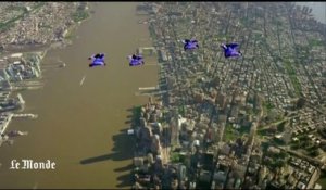 Vol en "wingsuit" au-dessus de New York
