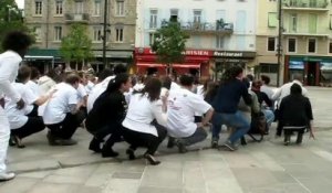 La flash-mob des étudiants infirmiers