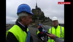 Mont-Saint-Michel. Fin des travaux prévue printemps-été 2015