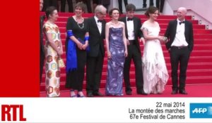 VIDÉO - Festival de Cannes 2014 : Xavier Dolan, Charlotte Gainsbourg et Ken Loach foulent le tapis rouge