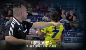 Arnaud Gandais élu meilleur entraîneur LFH (Nuit du Handball 2014)