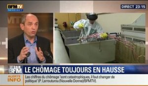 Le Soir BFM: Chômage: "les chiffres sont catastrophiques", Pierre Larrouturou - 28/05 3/3