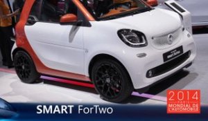 La Smart Fortwo en direct du Mondial de l'Auto 2014