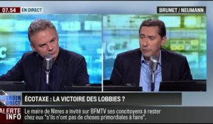 Brunet & Neumann : Suspension de l'écotaxe : la victoire des lobbies ? - 10/10