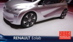 Le Renault Eolab Concept en direct du Mondial Auto 2014