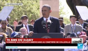 Célébrations du D-Day : Barack Obama en hommage aux soldats américains