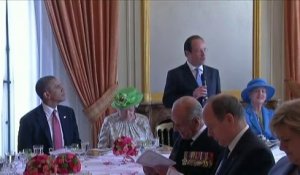 D-Day : Hollande reçoit les chefs d'Etat pour un déjeuner au château de Bénouville