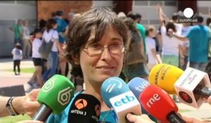 Espagne : chaîne humaine pour l'indépendance du Pays Basque