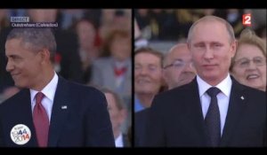 Le regard Obama/Poutine lors du D-Day