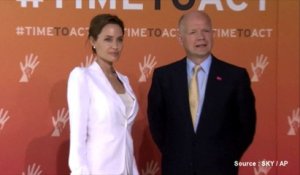 Angelina Jolie réunit un sommet contre le viol à Londres