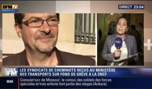 Le Soir BFM: SNCF: Frédéric Cuvilier rencontre les syndicats - 11/06 5/5
