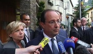 SNCF: Hollande "espère" que syndicats et gouvernement ne sont "pas loin" d'un accord - 12/06