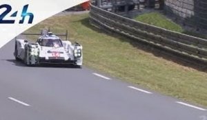 24 Heures du Mans 2014: problème pour la Porsche n°14 après 20 minutes de course