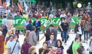 Les Bulgares fêtent l'anniversaire de la grogne contre le gouvernement