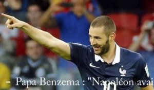 Papa Benzema : "Napoléon avait tout une armée derrière lui ! Karim, c’est pareil.