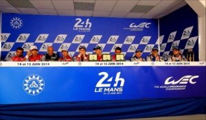 Overall winners press conference following the 2014 24 Hours of Le Mans