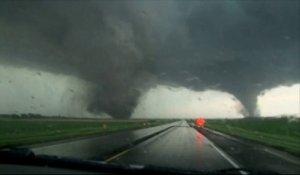 Deux tornades jumelles au Nebraska