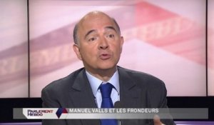Budget rectificatif 2014 : Pierre Moscovici convaincu que Valls aura la majorité