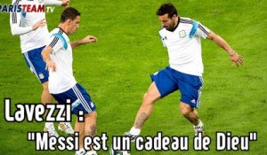 Lavezzi : "Messi est un cadeau de Dieu"