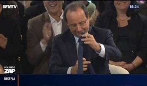 Politicozap: Quand Hollande blague sur sa cravate - 24/06