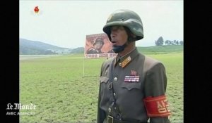 L'armée nord-coréenne s'entraîne sur des cibles de soldats américains