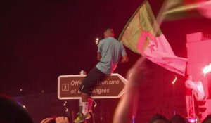 Marseille fête la qualification de l'Algérie