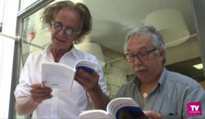 Mans De Breich et André Mignot ont dédicacé « Le Miroir de l’absence », pièce en trois actes, ce samedi 21 juin à la librairie Breithaupt :