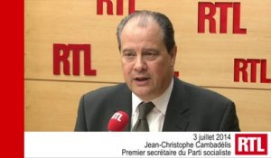 VIDÉO - Jean-Christophe Cambadélis ironise sur le "J'abuse" de Nicolas Sarkozy