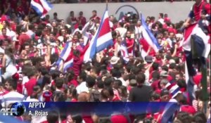 Coupe du Monde 2014 : Le Costa Rica en liesse