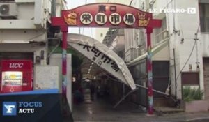 Japon : le typhon Neoguri provoque d'importantes inondations à Okinawa